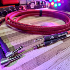 Cabo Duplo Balanceado TRS x TRS 90° Niquelado Premium