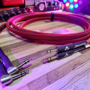 Cabo Duplo Balanceado TRS x TRS 90° Niquelado Premium