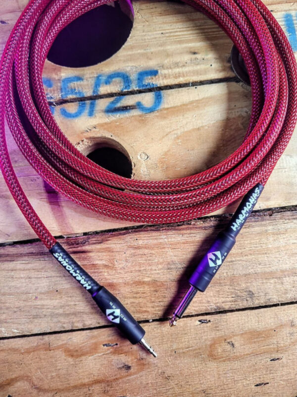 Cabo P2 x P10 mono Niquelado Premium - Imagem 2