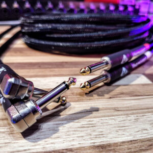 Cabo DUPLO P10 x P10L Niquelado ponta Gold Premium