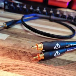 1 Cabo Y P2 x 2 RCA Gold Premium 2x0,50mm²