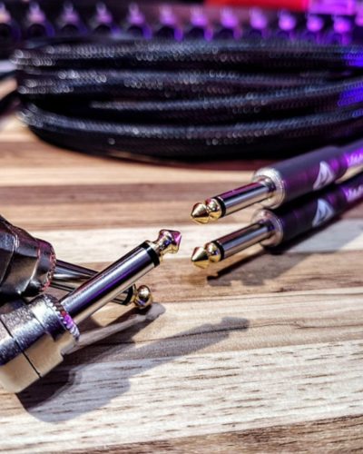 Cabo DUPLO P10 x P10L Niquelado ponta Gold Premium 1 Novo