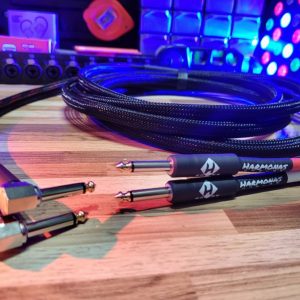 Cabo DUPLO P10 x P10L Niquelado ponta Gold Premium NOVO 1